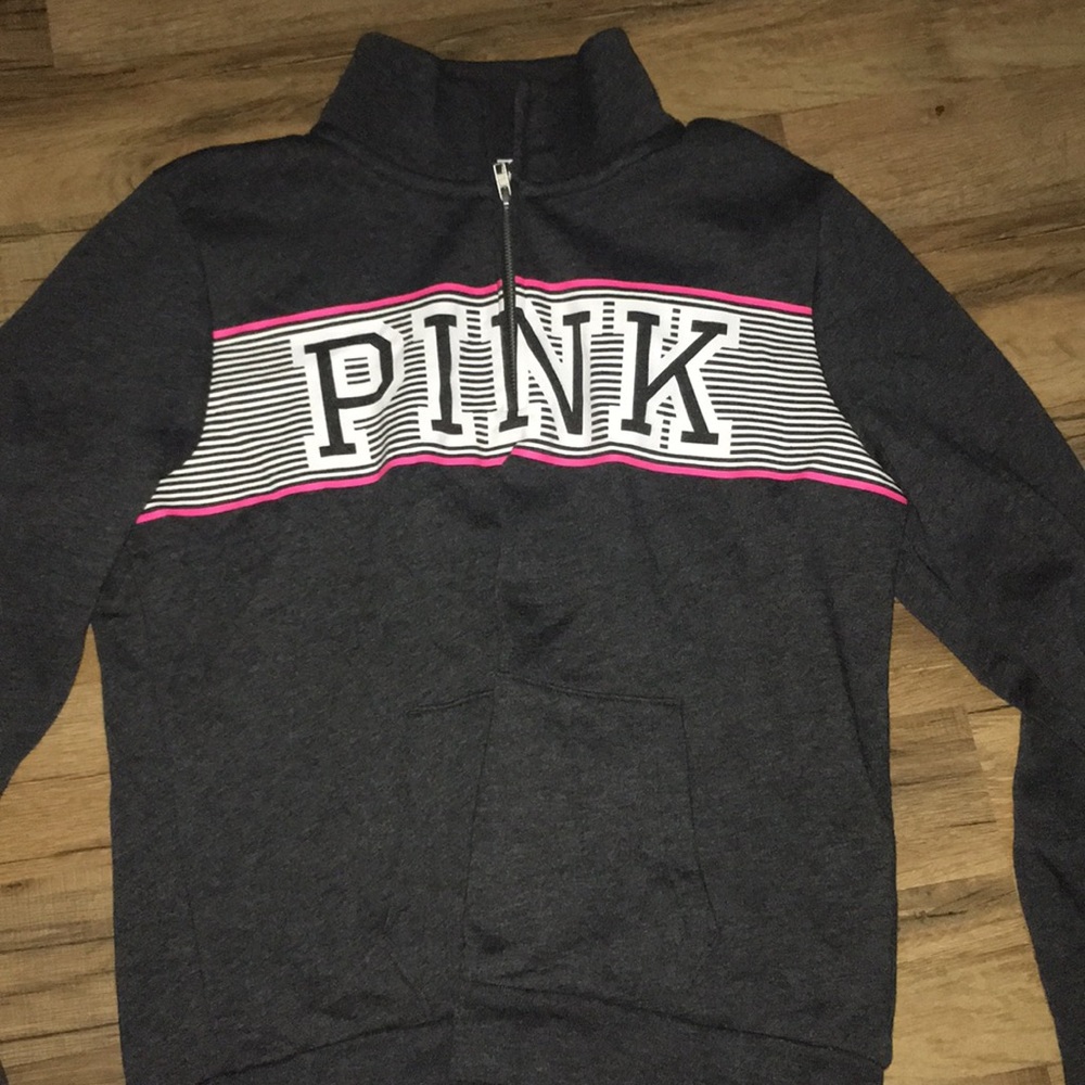 Victoria’s Secret PINK quarter zip sweatshirt